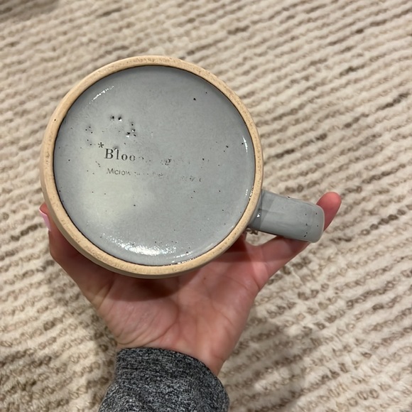 PRICE FIRM Anthropologie Blue Ceramic Mug - Picture 3 of 4